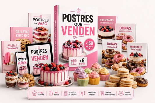 +150 Recetas de Postres para Emprender